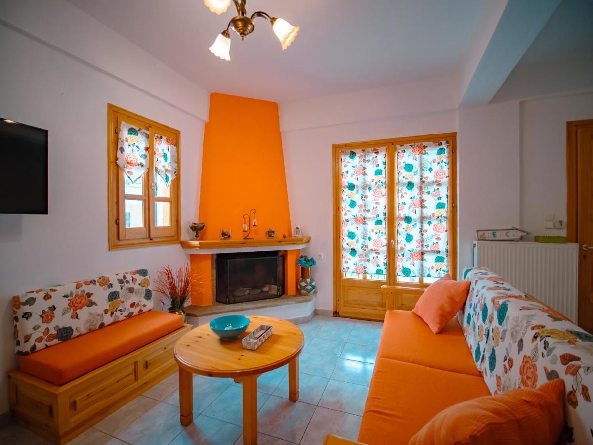 Orange House For Big Families In Damouchari - Delicious Houses Exterior foto