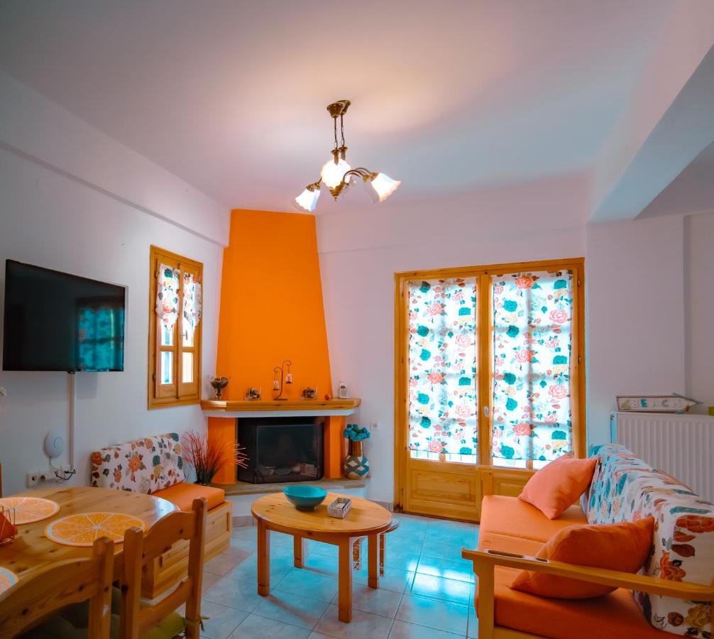 Orange House For Big Families In Damouchari - Delicious Houses Exterior foto