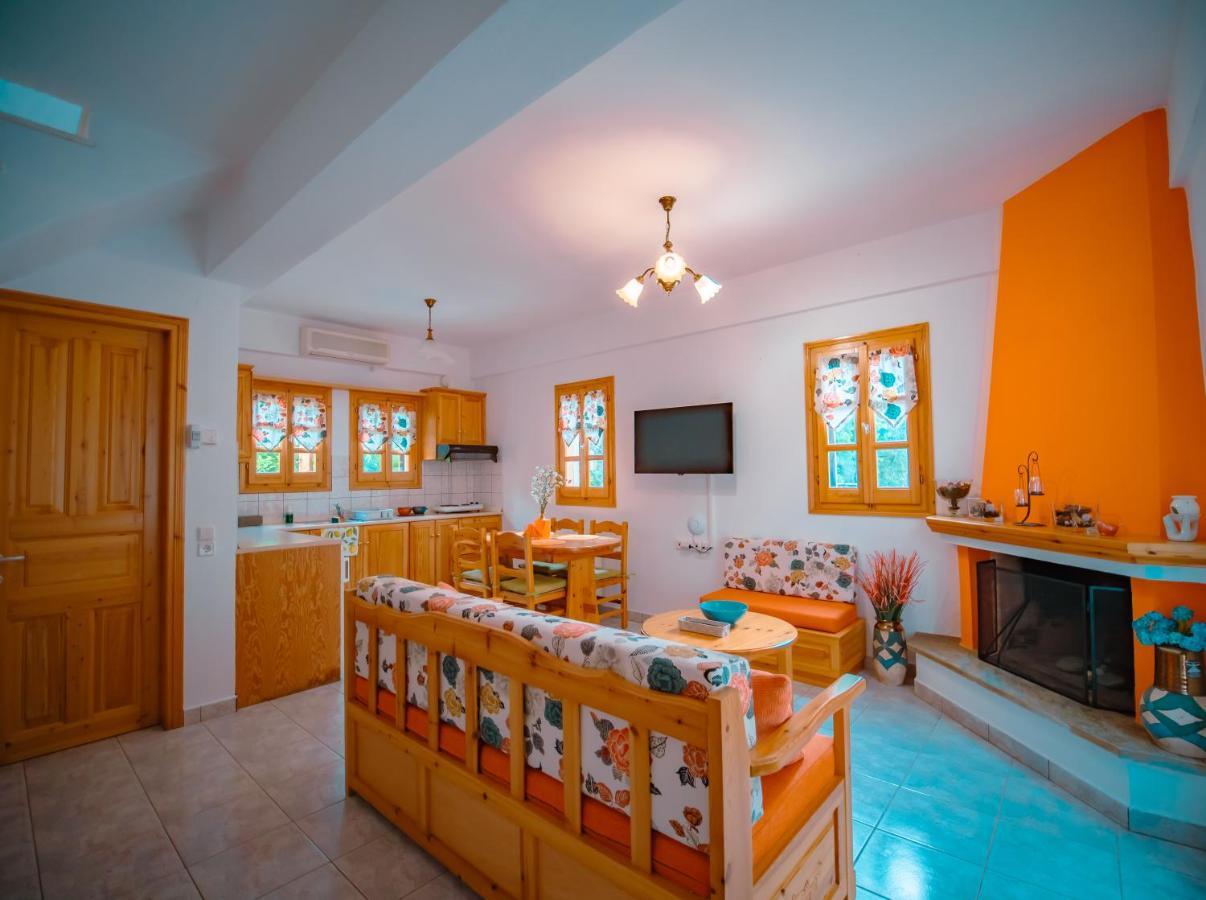 Orange House For Big Families In Damouchari - Delicious Houses Exterior foto